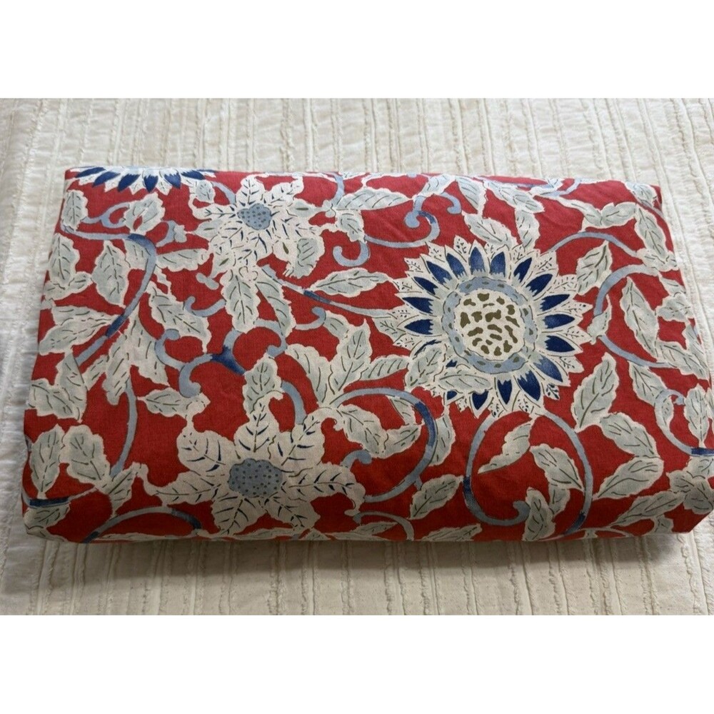 Ralph Lauren Comforter Cote D'Azur King Sunflower Red Blue Floral Vintage